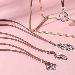 6 шт. 3 стиля ожерелья с держателем кристаллов&nbsp;MAK-SC0001-41P