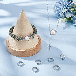 10 шт. Рамки для бусин из нержавеющей стали 201&nbsp;STAS-UN0058-88