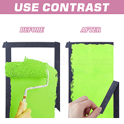 3 рулон двухцветной гофрированной бумажной малярной ленты&nbsp;AJEW-GF0008-71A