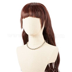 Не тускнеющие шариковые цепочки из нержавеющей стали 304 для женщин&nbsp;NJEW-JN03892-01