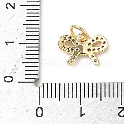 Латунные микро проложить кубического циркония подвески ZIRC-I356-05G-02