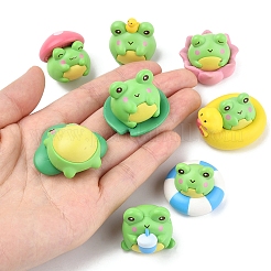 1 комплект украшений в виде смоляной лягушки&nbsp;AJEW-FS0001-24