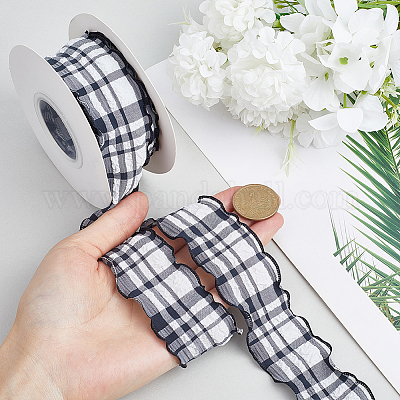 10 м льняной ленты для шитья украшений&nbsp;OCOR-WH20007-03E-1