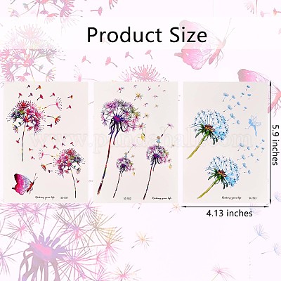 Татуировки одуванчика боди-арт&nbsp;JX100A-1