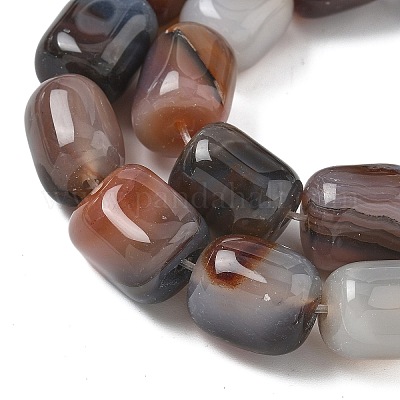 Природный агат бисер нитей G-H295-F01-16-1