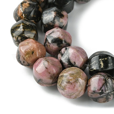 Природные родонит бисер нитей&nbsp;G-H023-A01-01-1