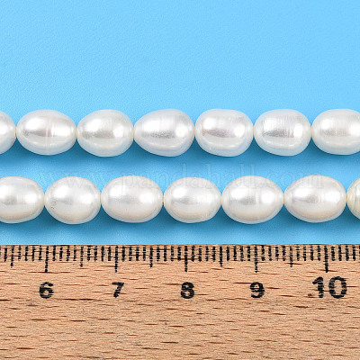 Нити из натурального культивированного пресноводного жемчуга PEAR-N012-07X-1