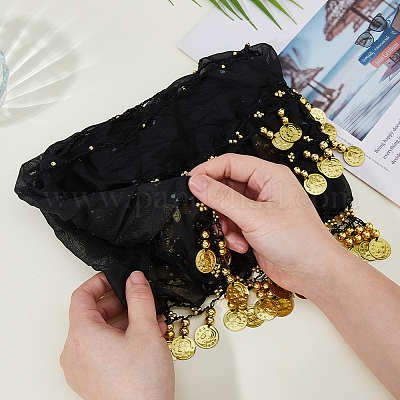 Бахрома из полиэстера с кисточкой&nbsp;AJEW-WH0651-70A-1