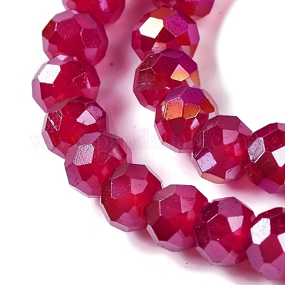 Запекание гальванических нитей стеклянных бусин DGLA-A039-J6MM-B02-1