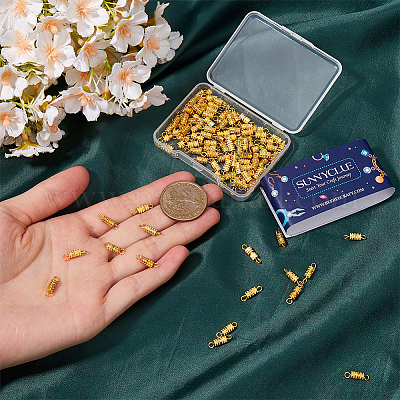 100 шт. винтовые застежки из сплава&nbsp;FIND-SC0012-07G-1