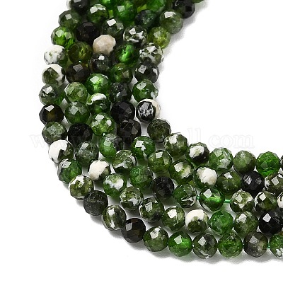 Природные диопсидом бисер нитей&nbsp;G-G188-B14-03-1
