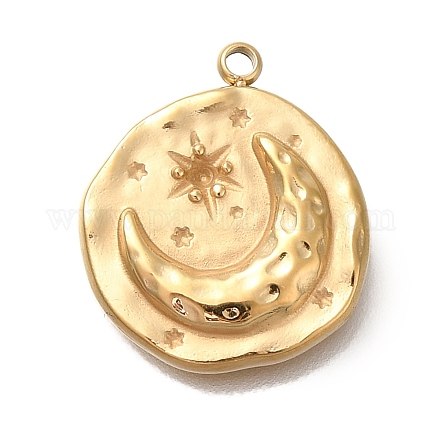 Ионное покрытие (ip) 304 нержавеющая сталь подвеска со стразами STAS-P371-051G-1