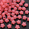 Imitation Jelly Acrylic Beads, Star, Salmon, 9x9.5x5.5mm, Hole: 2.5mm, about 2050pcs/500g