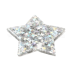 Акриловые подвески с пайетками&nbsp;MACR-M028-04D