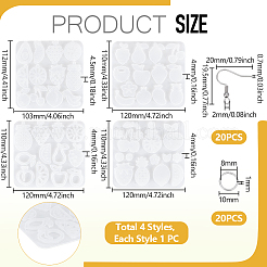 Наборы для самостоятельного изготовления сережек на фруктовую тематику&nbsp;DIY-UN0007-81