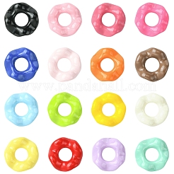 32шт 16 цвета акриловые европейские бусины&nbsp;MACR-YW0004-27