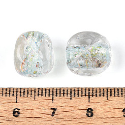 Ручной работы бусины фольги&nbsp;FOIL-T007-02G