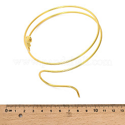 Браслеты-манжеты из сплава на плечо для женщин&nbsp;LS-BJEW-U037-01A-G