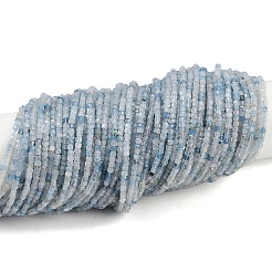 Природные Аквамарин бисер нитей&nbsp;G-L628-D10-2x2mm-01