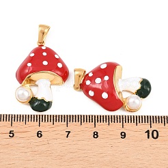 Подвески из нержавеющей стали 304 с эмалью&nbsp;STAS-A135-03G