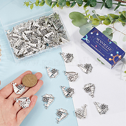 Подвески из сплава 80шт&nbsp;PALLOY-SC0004-34