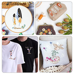 8 моток 8 цвета 6-слойная полиэфирная мулине для вышивания&nbsp;OCOR-CY0002-09D