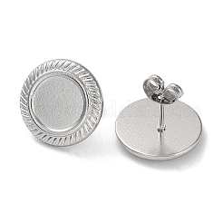 Фурнитура для сережек-гвоздиков из нержавеющей стали 304&nbsp;LS-STAS-M323-07P
