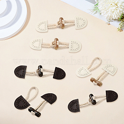 8 шт. 2-х цветные пряжки из искусственной кожи с застежкой-молнией&nbsp;FIND-CY0001-31B