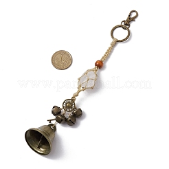 Натуральный кварцевый кристаллический мешочек фэн-шуй подвесное украшение&nbsp;HJEW-JM02377