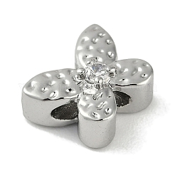 Латунные микро проложить кубического циркония бусы&nbsp;KK-P283-19P