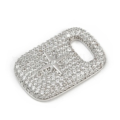 Латунные микро проложить кубического циркония подвески&nbsp;KK-M322-30P