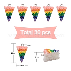 Подвески из непрозрачной смолы&nbsp;RESI-CJ0002-39