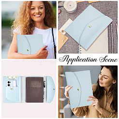 Обложка для блокнота из искусственной кожи&nbsp;AJEW-WH20064-71A