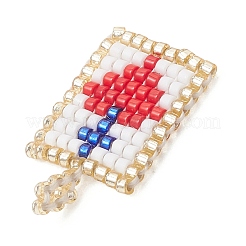 Стеклянные подвески из бисера&nbsp;PALLOY-MZ01228-01