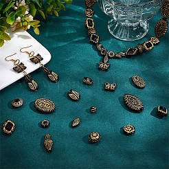 90шт 15 стиля покрытия акриловых бусин&nbsp;OACR-PH0004-25