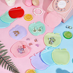 300 шт. 6 цвета ПВХ инь-ян подарочные пакеты с застежкой-молнией&nbsp;ABAG-PH0001-65B