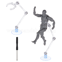 Пластиковые держатели для собранных фигурок с присоской&nbsp;ODIS-WH0038-234