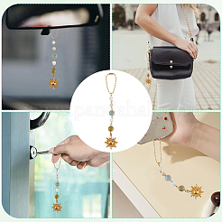 2 шт. подвесные украшения из натуральных драгоценных камней&nbsp;HJEW-CN0001-41