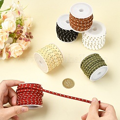 6 рулон шнура из искусственной замши 6 цветов&nbsp;LW-YW0001-04