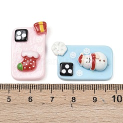 Кабошоны из непрозрачной рождественской смолы&nbsp;RESI-C065-01