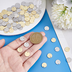 48шт 2 цвета латунные подвески&nbsp;FIND-PH0027-47