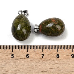 Природные подвески Unakite&nbsp;G-U018-01P-D