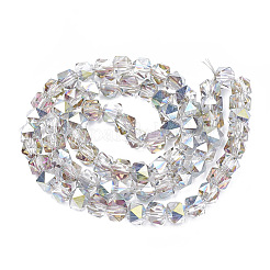 Гальванические стеклянные бусины&nbsp;EGLA-T007-01D