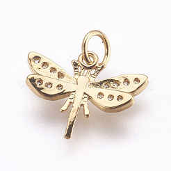 Латунные микро проложить кубического циркония подвески&nbsp;ZIRC-E152-16G-RS