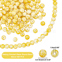 Выпечка роспись стекла круглый шарик нити&nbsp;DGLA-AR0001-02