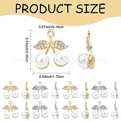 Подвески со стразами из сплава 10 шт.&nbsp;FIND-YW0010-96G