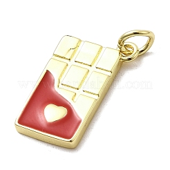 Латунь эмаль подвески&nbsp;KK-P338-11G-01