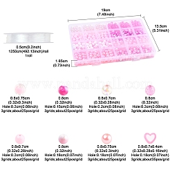 Набор для самостоятельного изготовления украшений в розовой цветовой гамме&nbsp;DIY-FS0008-78