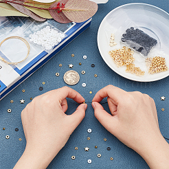 Набор для самостоятельного изготовления сережек-колец в форме звезды&nbsp;DIY-AR0002-60