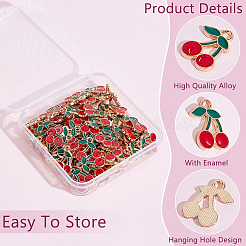 90 шт. Подвески из сплава с эмалью&nbsp;ENAM-ME0001-03